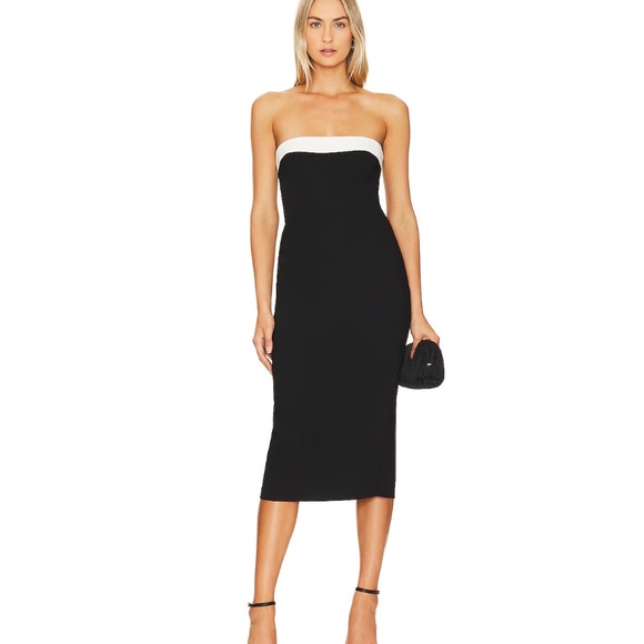 Amanda Uprichard Dresses & Skirts - Amanda Uprichard x‎ Revolve Kerry Midi Dress in Black Size S